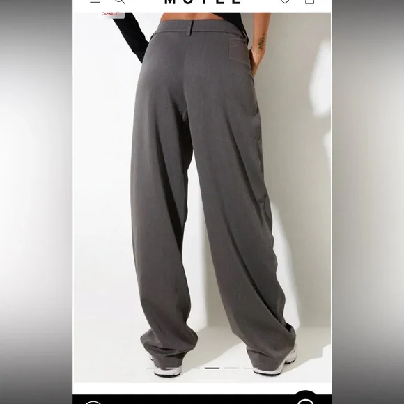 Gray Trousers Motel Rocks Large - Picture 2 of 6